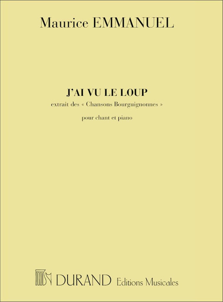 J'Ai Vu Le Loup